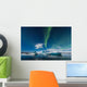 Aurora Borealis Jokulsarlon Iceland Wall Decal