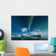 Aurora Borealis Jokulsarlon Iceland Wall Decal