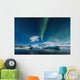 Aurora Borealis Jokulsarlon Iceland Wall Decal