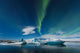 Aurora Borealis Jokulsarlon Iceland Wall Decal