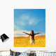 Happy Woman Wall Decal Design 1