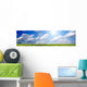 Summer Landscape Panorama Wall Decal Panoramic Wall Decal