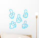 Cartoon Hand Wall Stickers Wall Decal