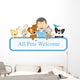 Vet Pets Holding Sign Wall Decal