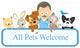 Vet Pets Holding Sign Wall Decal