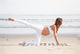 Pregnancy Yoga Workout Beach Wall Decal Design 2