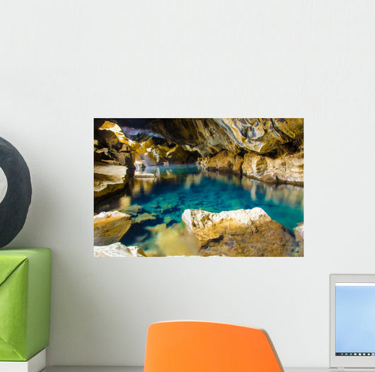 Iceland Myvatn Hot Pool Wall Decal