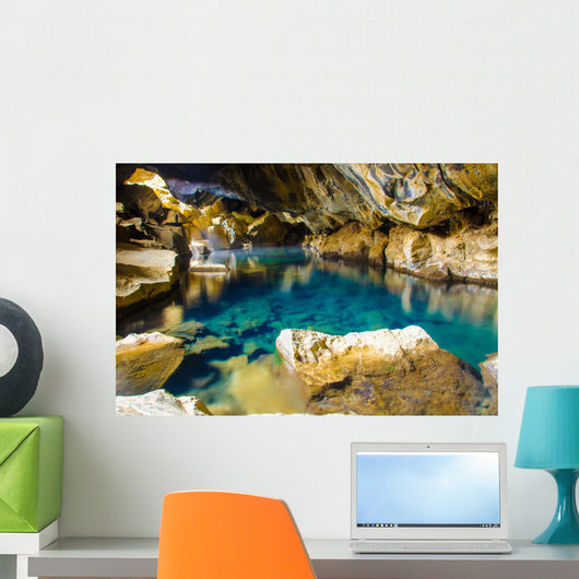 Iceland Myvatn Hot Pool Wall Decal