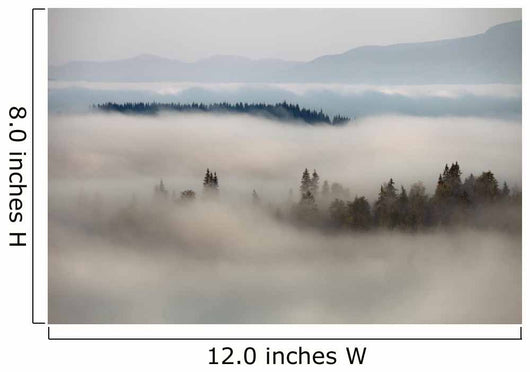 Mountain Fog Wall Decal