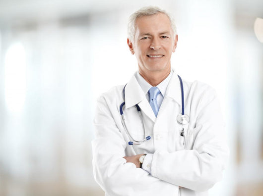 Male Doctor Portrait Wall Decal