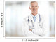 Male Doctor Portrait Wall Decal