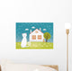 Cats House Wall Decal