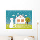 Cats House Wall Decal