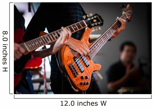 Rockstar Playing Solo Guitar Wall Decal