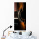 Vintage Violin Black Wall Decal