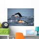 Unknown Swimmer Sea Wall Decal Design 3