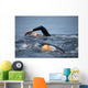 Unknown Swimmer Sea Wall Decal Design 3