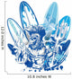 Poseidon Death Surfer Wall Decal