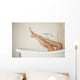 Long Woman Legs Bath Wall Decal