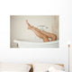 Long Woman Legs Bath Wall Decal