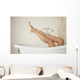 Long Woman Legs Bath Wall Decal