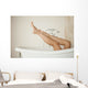 Long Woman Legs Bath Wall Decal
