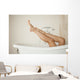 Long Woman Legs Bath Wall Decal