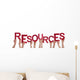 Many People Hands Holding Wall Decal Panoramic Wall Decal Design 2