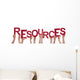 Many People Hands Holding Wall Decal Panoramic Wall Decal Design 2
