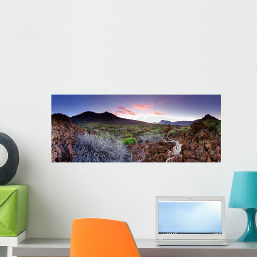 Tenerife Teide National Park Wall Decal Panoramic Wall Decal