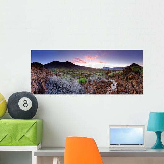 Tenerife Teide National Park Wall Decal Panoramic Wall Decal