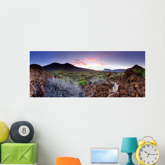 Tenerife Teide National Park Wall Decal Panoramic Wall Decal