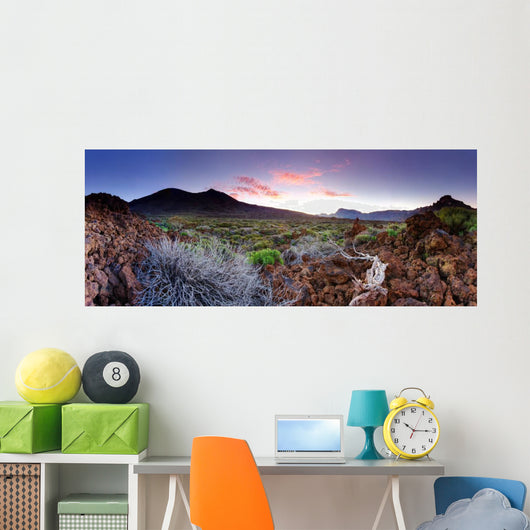 Tenerife Teide National Park Wall Decal Panoramic Wall Decal