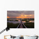 People Dock Sunset Wall Decal