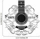With Guitar Wall Decal