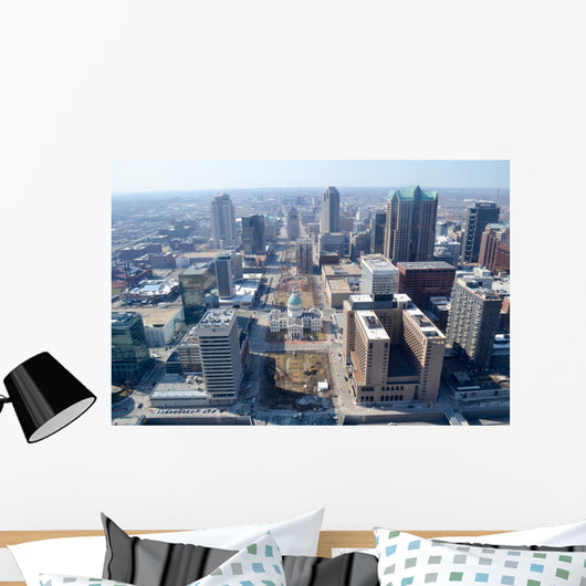 Aerial St Louis Wall Decal