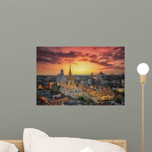 Wat Trimit Wall Decal