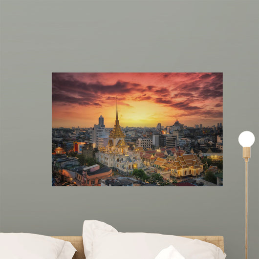 Wat Trimit Wall Decal