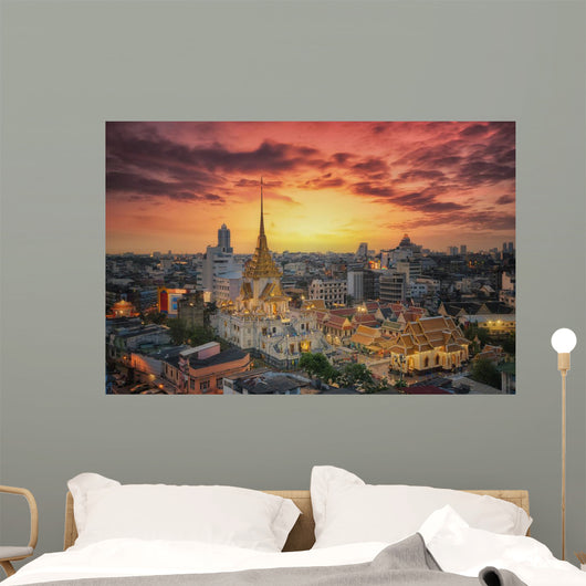 Wat Trimit Wall Decal