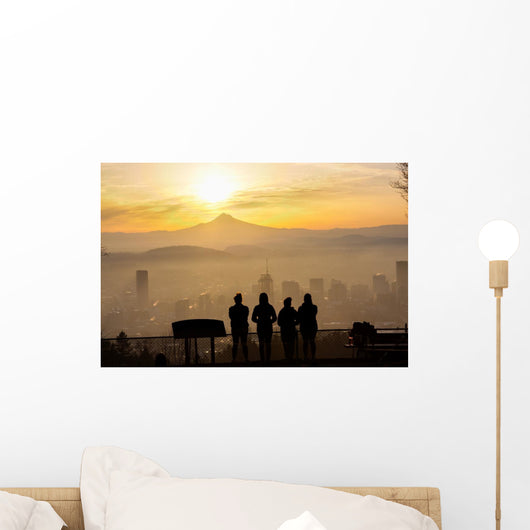 Beautiful Vista Portland Oregon Wall Decal