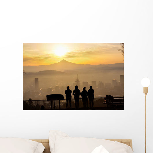 Beautiful Vista Portland Oregon Wall Decal