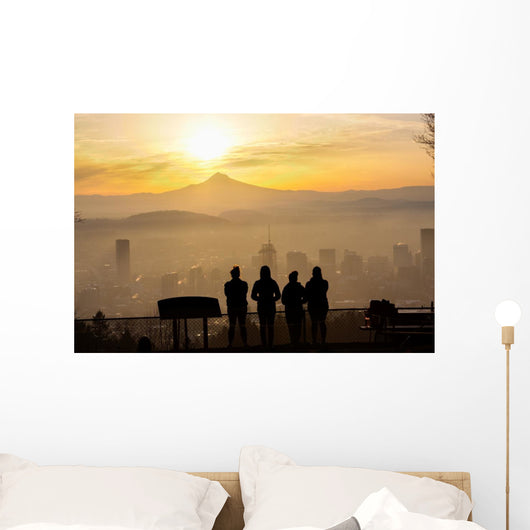 Beautiful Vista Portland Oregon Wall Decal