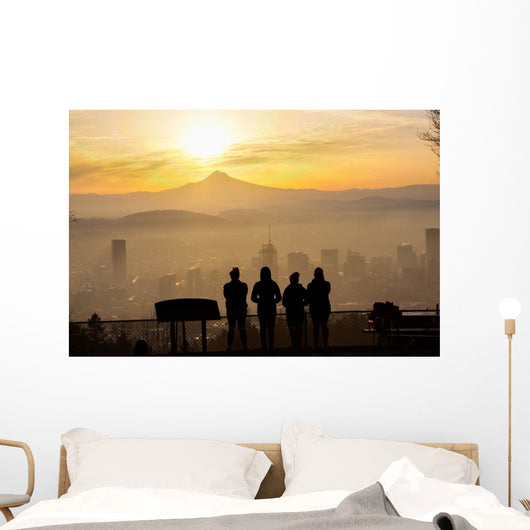 Beautiful Vista Portland Oregon Wall Decal