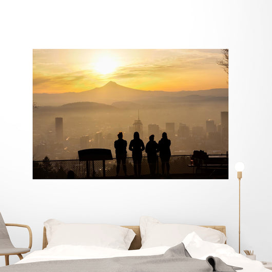 Beautiful Vista Portland Oregon Wall Decal