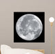 Up Full Moon Black Wall Decal