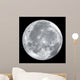 Up Full Moon Black Wall Decal
