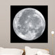 Up Full Moon Black Wall Decal