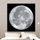 Up Full Moon Black Wall Decal