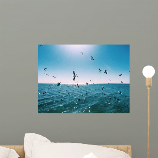 Flying Seagulls Wall Decal