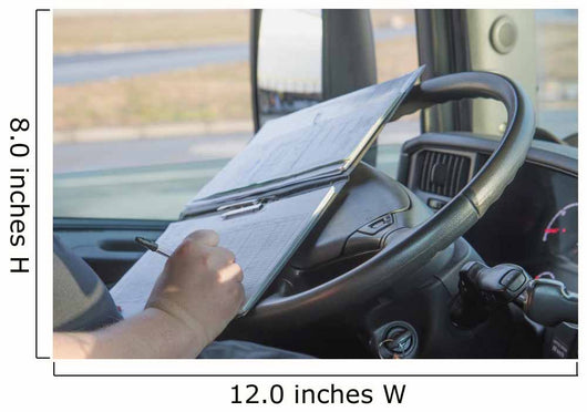 Truck Driver Is Writing Wall Decal